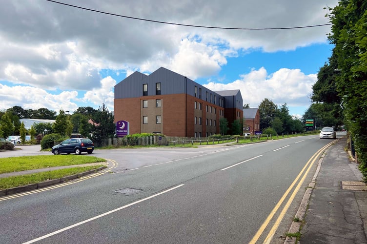 Approved planning for Premier Inn expansion