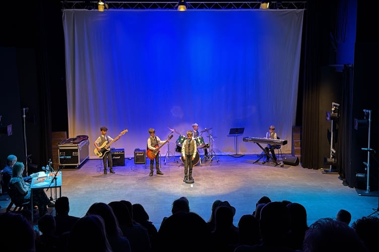 Rock band Dryft perform at Farnham's Got Talent.