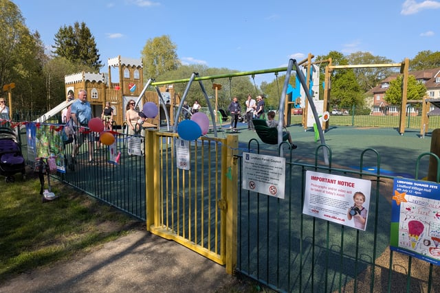 Its the fort that counts as Lindford gets playground boost