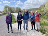 Ramblers reach new heights on blustery Singleton hike