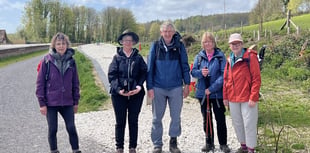 Ramblers reach new heights on blustery Singleton hike