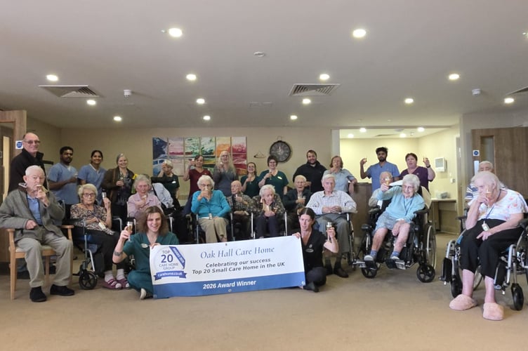 Oak Hall Care Home in Haslemere, part of the Manor Life group, which has been named among the UK’s Top 20 care home providers in the 2026 carehome.co.uk awards.