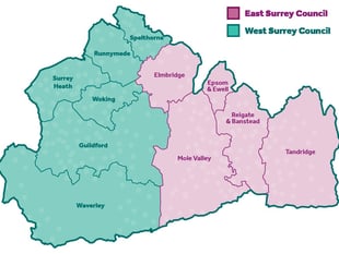 East and West Surrey councils to meet for first time