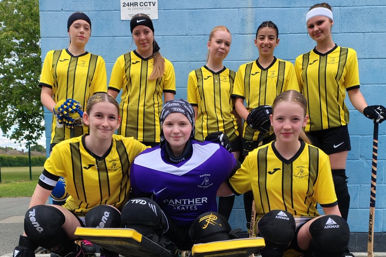 Farnham’s under-15/under-17 female roller hockey team impressed at Burwell