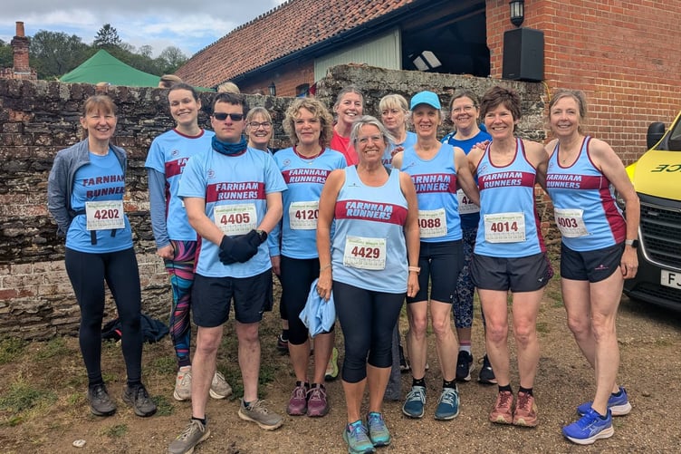 Farnham Runners out in force at the Woodland Woggle