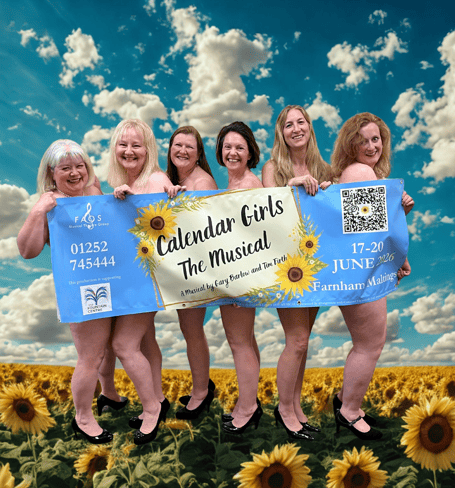 FAOS Musical Theatre Group, Calendar Girls The Musical, Farnham Maltings, June 17th to 20th 2026.