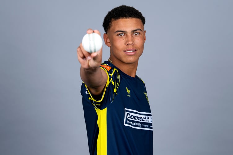 Hampshire pace bowler Manny Lumsden has signed a two-year contract (Photo: Hampshire Cricket/Dave Vokes)