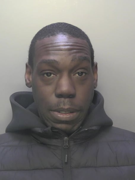 Darren Alleyne, 44, was jailed for a series of burglaries across Surrey.