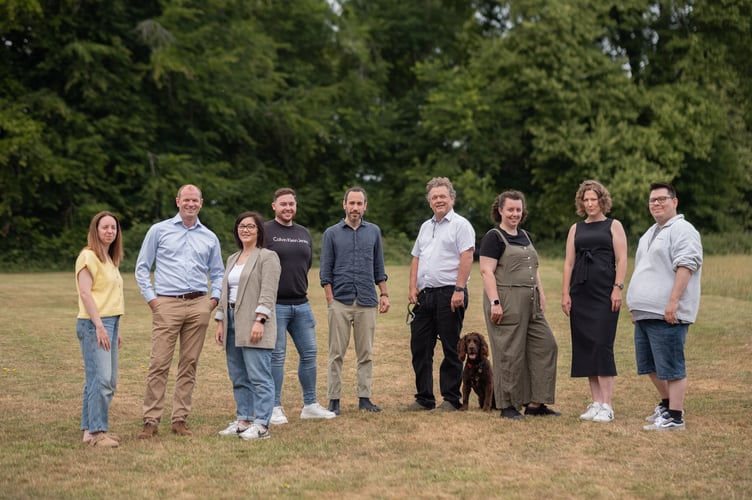 Staff at Farnham energy efficiency company Mesh.