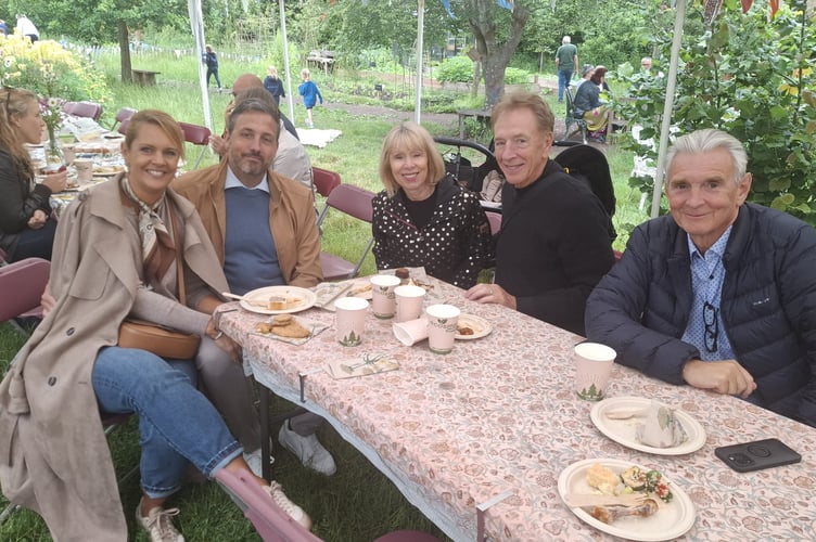 Guests at the space2grow Big Lunch in Farnham.