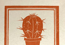 Carve lino to create art in printmaking workshop