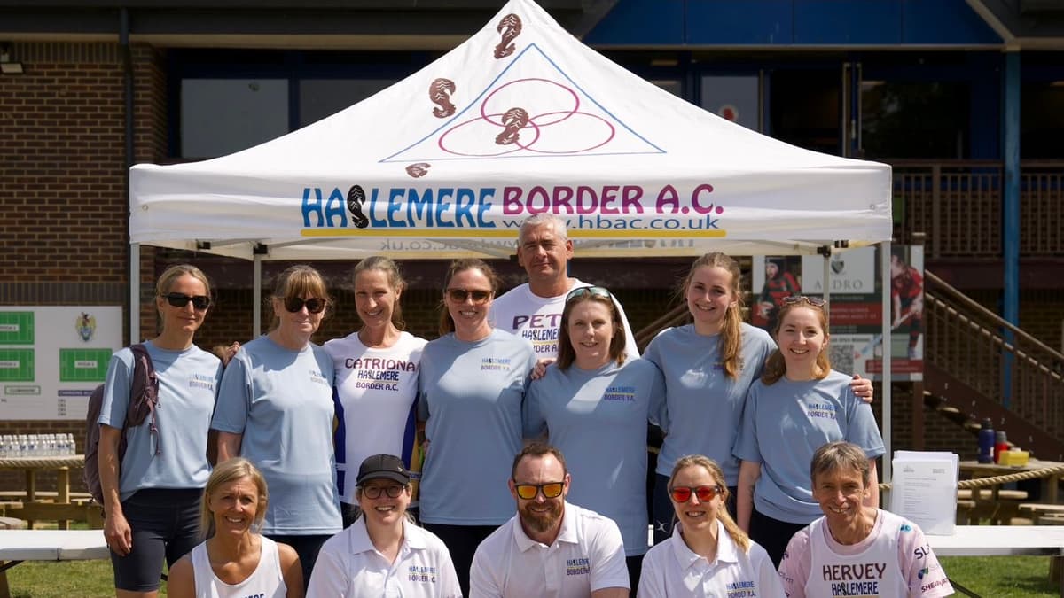 Haslemere Border Young Athletes off to a flying start