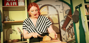 Live baking as former TV cook seeks crumbs of comfort