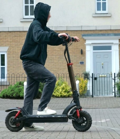 E-scooter stock image