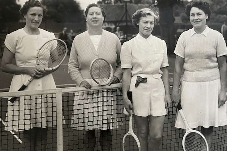 Brightwell Tennis Club players, date unknown.