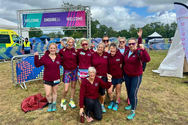 All nine Farnham Runners ready for Endure 24