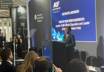 Tory leader Kemi Badenoch visits Farnborough Airshow