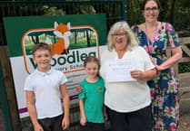 Long-serving teaching assistant leaves Bordon school on a high note