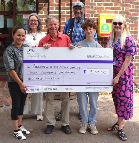 PP Easter Market Cheque Presentation
