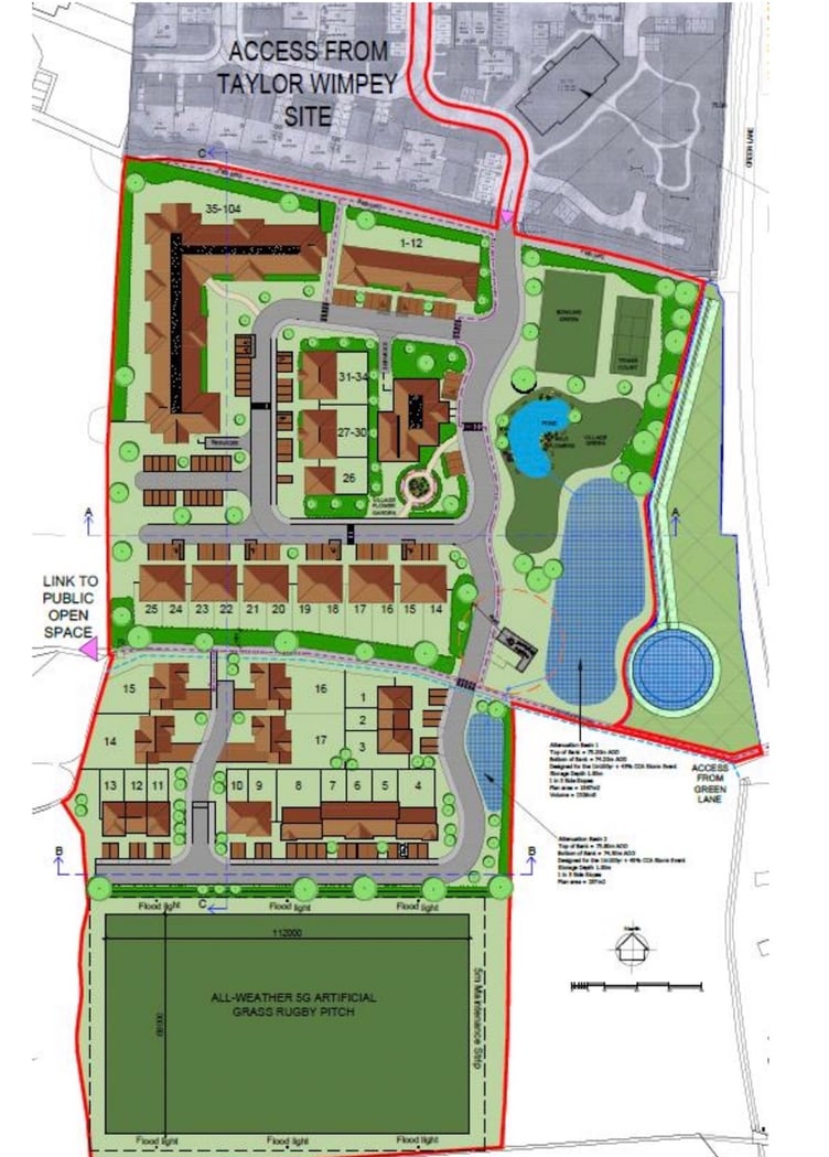 Badshot Lea Housing Green Lane