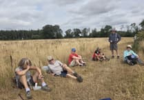 Ramblers tackle scenic Stansted Forest walk