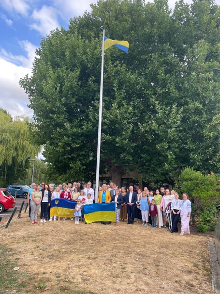 WBC Ukraine anniversary flag raising.jpg
