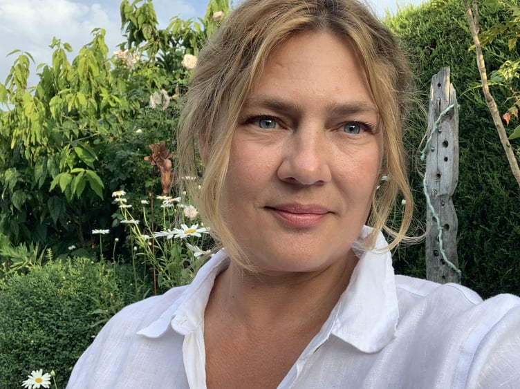 Andrea Webb, garden designer at Aprimula Design, whose medicinal planting scheme transformed the flowerbeds at Fernhurst GP Surgery into a thriving community garden.