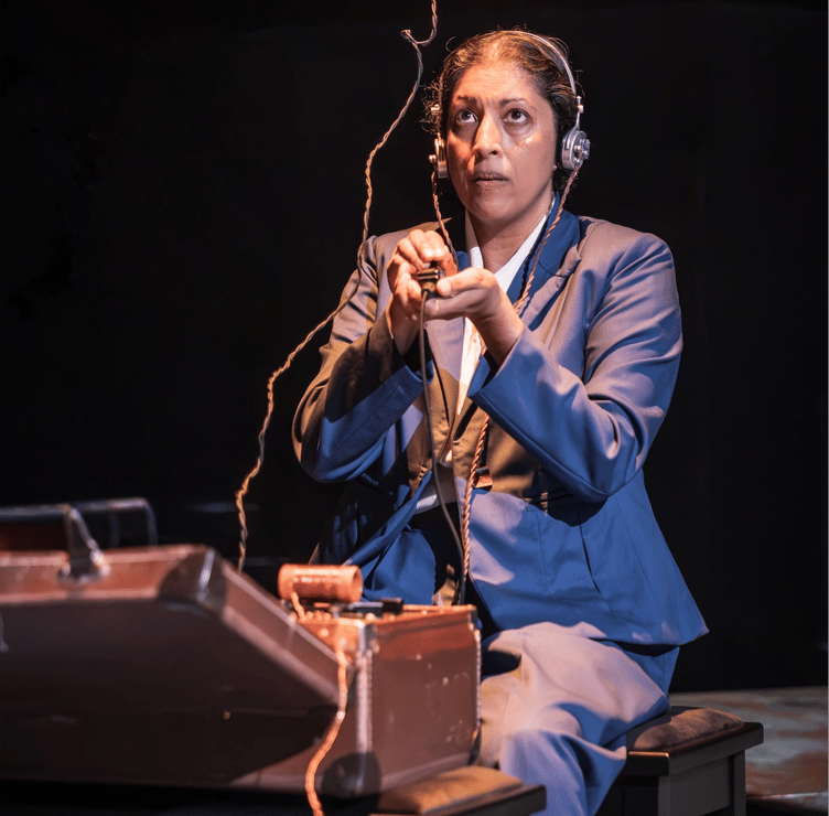 Priyanga Burford as Noor in A Small and Quiet Light at the Chichester Festival Theatre, August 27th 2026.