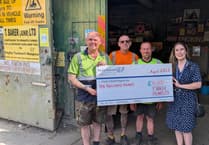 Wrecclesham scrap firm shows their mettle with £10k donation to hospice