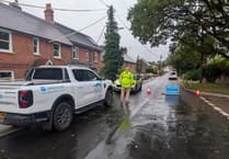 Main road through Liss Forest closed as Storm Austen strikes