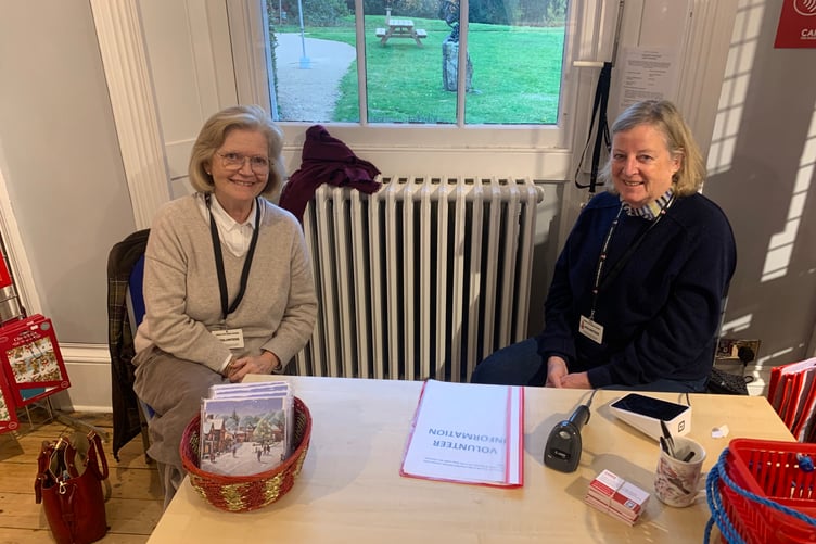 Cards for Good Causes volunteers in Haslemere.