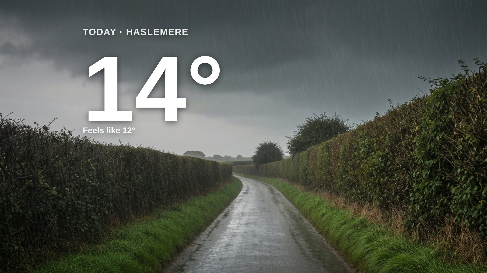 Rain expected for Haslemere today - here's your Thursday forecast