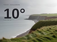 Haslemere: rainy day, high of 10°C