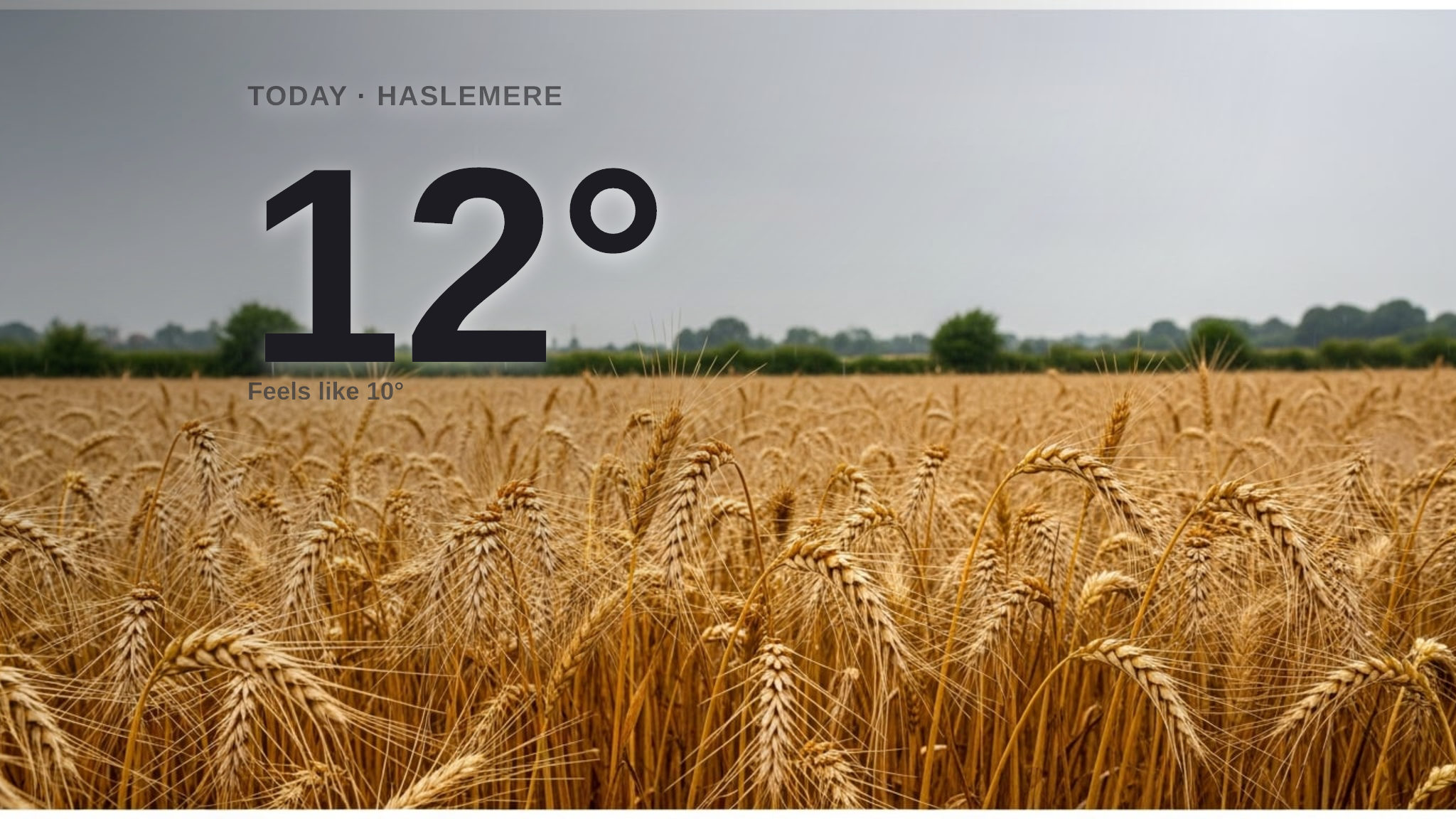 Rain on the way for Haslemere today - here's your Sunday forecast