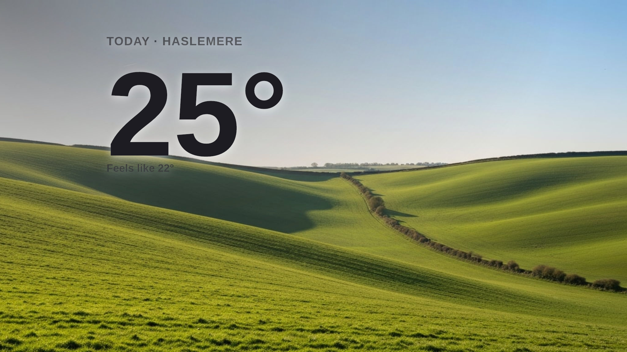 Sunny skies for Haslemere today - here's what to expect