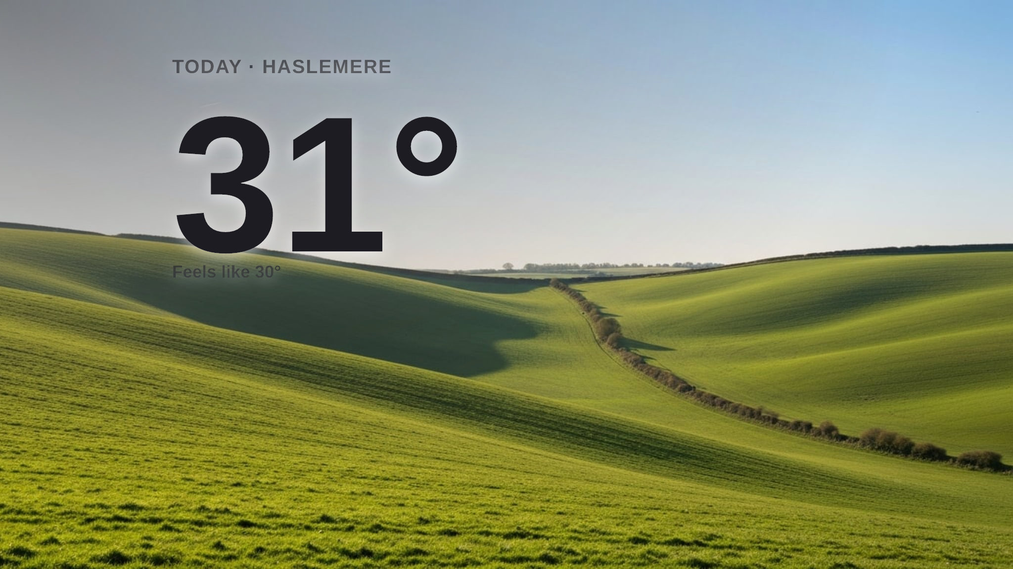 Sunny skies for Haslemere today - here's what to expect