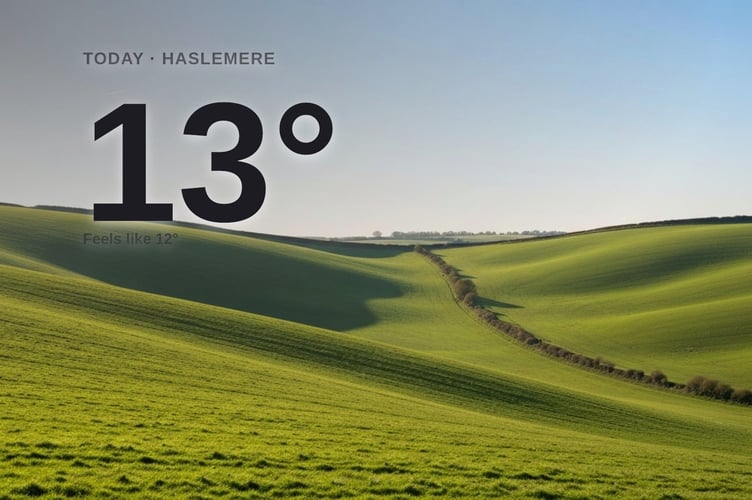 Haslemere weather: sunny Saturday with little chance of rain and a high of 13°C