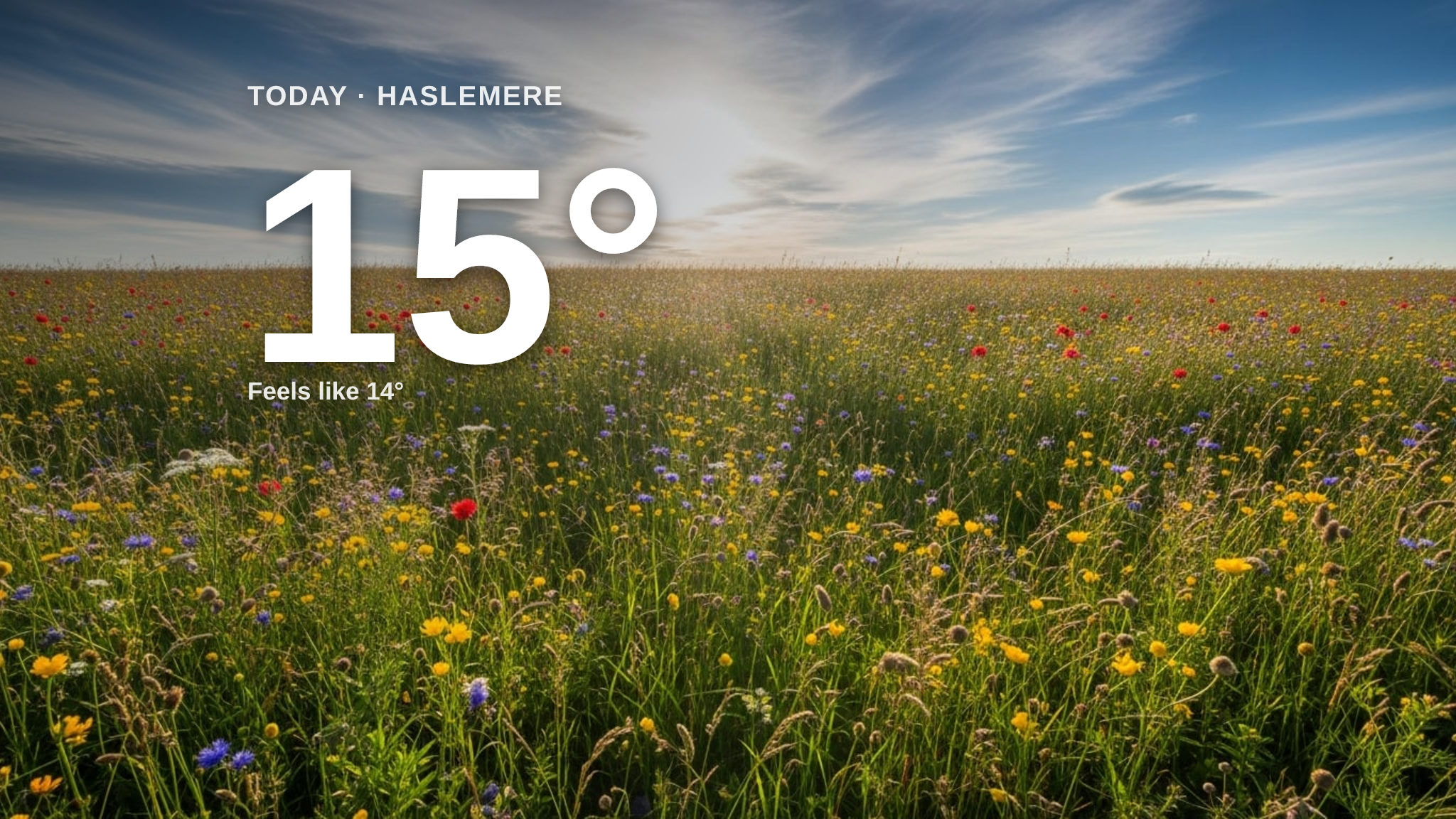 Partly cloudy skies for Haslemere today - here's your Thursday forecast
