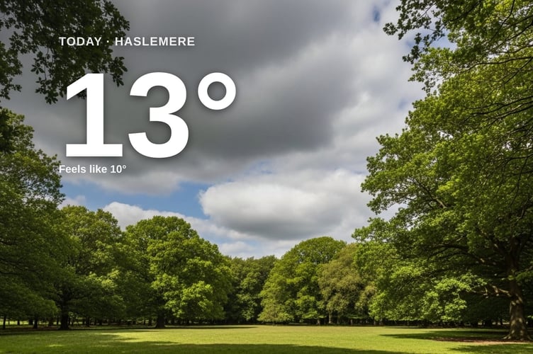 Haslemere weather: sunny Saturday with little chance of rain and a high of 13°C